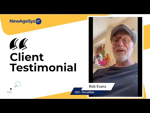 Client Testimonial | Rob Evans | Donut Man app | NewAgeSysIT | Top App Developer NJ FL NY