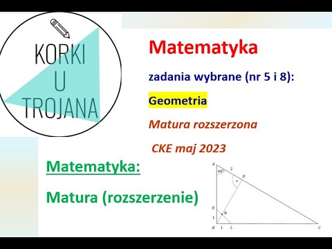 Przed maturą z matematyki rozszerzonej, zadania maturalne (rozszerzenie, CKE maj 2023)