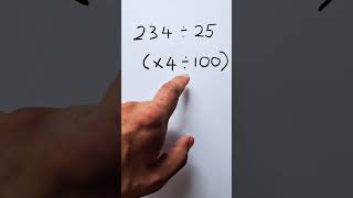 Divide by 25 in Double Quick Time