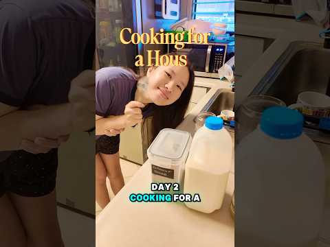 Day 2: Hojicha Latte | COOKING FOR A HOUSE #recipe #getcooking