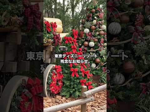 【悲報】東京ディズニーリゾート残念なお知らせ！ #youtubeshorts #shorts  #ディズニーグッズ  #東京ディズニーランド #東京ディズニーシー #ディズニークリスマス #グッズ