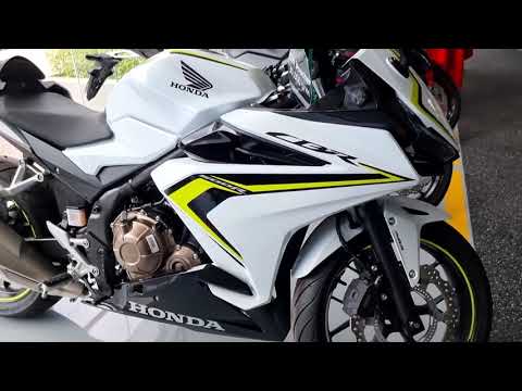 Amazing Honda CBR500R PEARL METALLOID WHITE