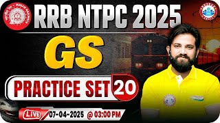 RRB NTPC GS Classes 2025 | RRB NTPC GS Practice Set #20 | GS for Railway NTPC | GS By Naveen Sir