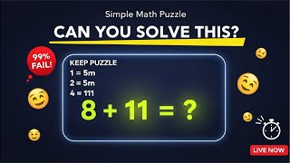 “This Simple Math Puzzle is Driving People Crazy! 😱”