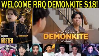 WELCOME RRQ DEMONKITE! REACTION TO THE NEW RRQ HOSHI S18 JUNGLER!