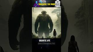 World’s Greatest Ape ! GIGANTOPITHECUS #shorts #history #animals #prehistoric #real #subscribe