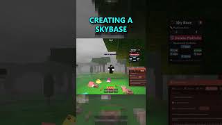 CREATING a SKYBASE in 99 Nights in the Forest Script! #roblox #99nightintheforest