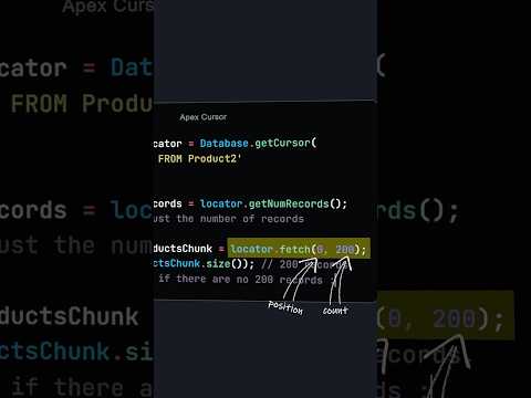 Discover Apex Cursors (Beta) in Summer '24 #salesforce #shorts