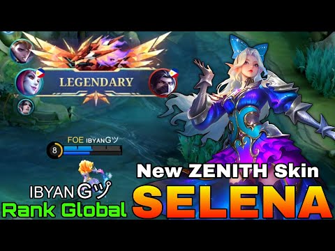 Curse of Cinder Selena New ZENITH Skin - Top Global Selena by ɪʙʏᴀɴGツ - Mobile Legends