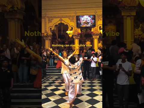 Dancing 😇🌟 #iskcon #iskcontemple #vrindavan #mayapur
