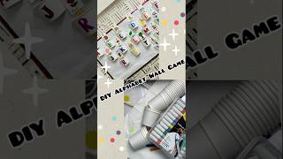 Learning A to Z with love, colors, and cups! #creative #craft  #alphabet #learning #viralshorts