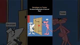 developer vs tester fight#trending #coding #memecoding #programmerlife #coderush #programmer #memes