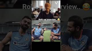 rohi-rat interview.. 🤣😂#viral #viral #funny #cricketfunny