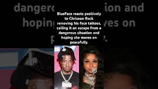 BlueFace reacts Chrisean tattoo removal#BlueFace #ChriseanRock #TattooDrama #HipHopNews #ViralMoment