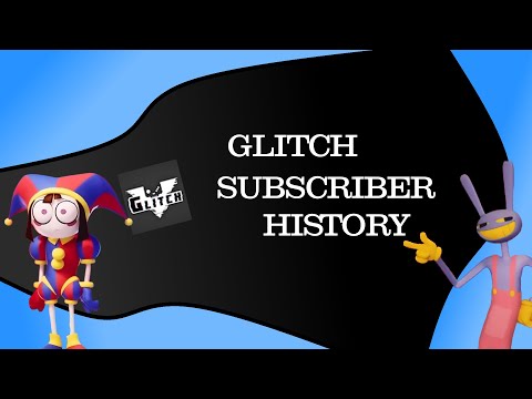 GLITCH Subscriber History | 2018 - 2023 | Creators of Digital Circus