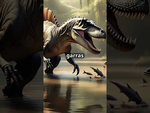 ¿QUIÉN GANARÍA? ¡Quimera vs Espinosaurio! #batallaépica #animales #dinosaurios