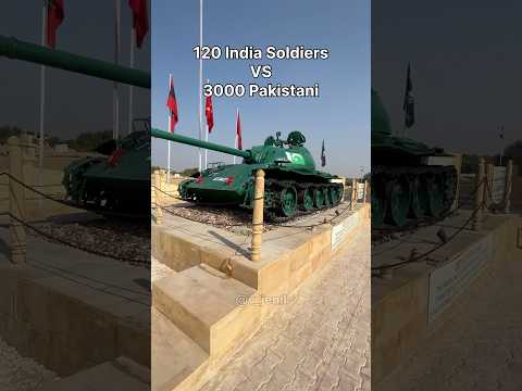 How 120 Indian Soldiers defeated 3000 Pakistani troops 😱 Longewala Border #shorts