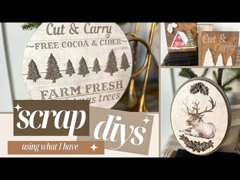 Create Your Own Cozy Christmas | DIY Christmas | Use Scraps