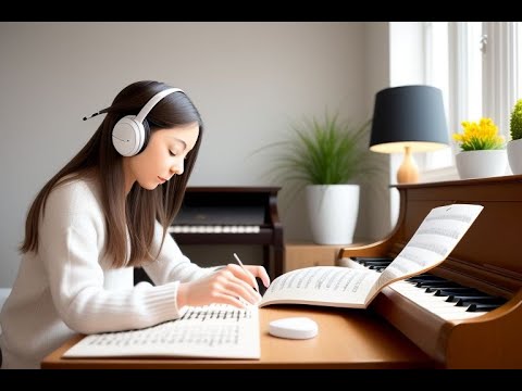 Reading music to concentrate - ambient study music - relaxing piano music for study and focus