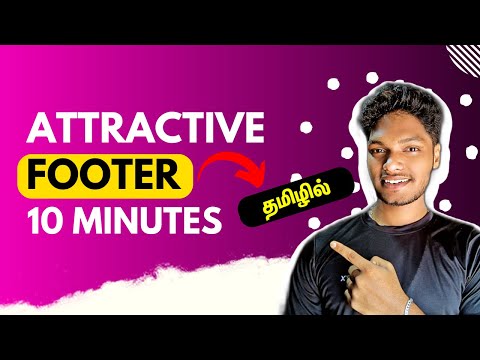 How to Create Footer in Wordpress Elementor in Tamil #elementor