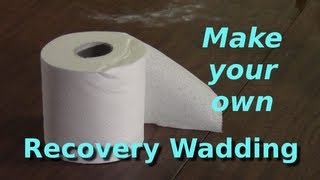 How to make recovery wadding for model rockets
