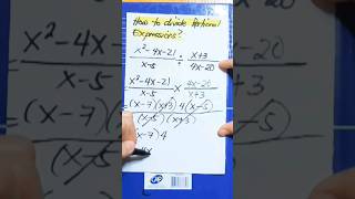 How to Divide Rational Expressions? 🤔 #maths #matheducation #shorts #speedmath #rationalexpression