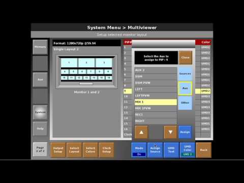 Multiviewer setup