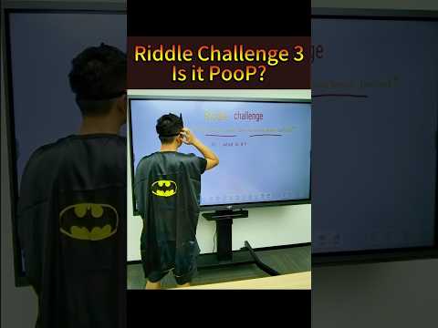 Is the answer “Poop"?#riddles #riddle #riddlechallenge #whiteboard