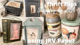 JRV Decoupage Paper | Vintage Halloween | Thrift Flips