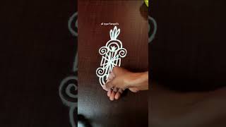 Simple rangoli #new #rangoli #toprangoli #trendingshorts #youtubeshorts
