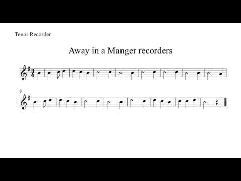 Away in A Manger Tenor