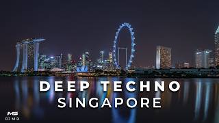 Deep Techno DJ Mix 2026 | Singapore Edition | Cinematic 4K Visuals