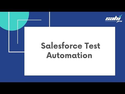 Salesforce Test Automation with Sahi Pro