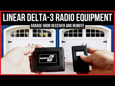 Linear Delta-3 Radio Receiver and Remote - how to program & install garage door receiver and remote