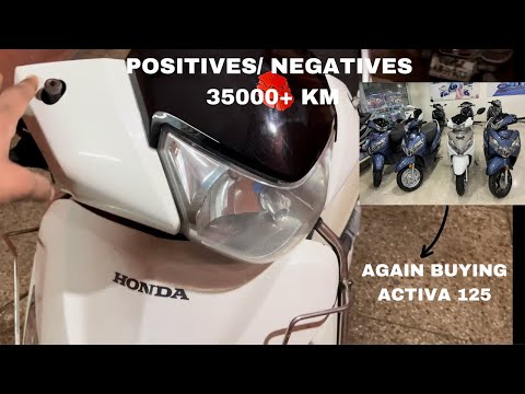 Honda Activa 125 After 35000km Ownership Review #activa #honda #india #scooter #scooty #lucknow