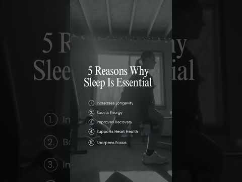 5 Reasons Why You Need To Focus On Sleep! 😴