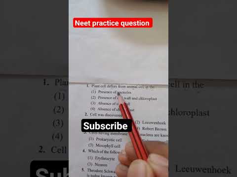 Neet biology|plant call differ |#neet #biology #neetquestionpaper #neetquestions
