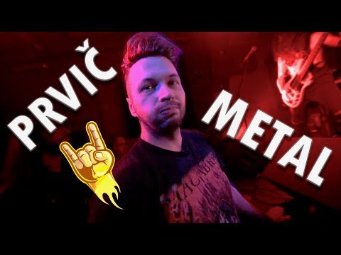 Roškar prvič na METAL KONCERTU 🤟🤪
