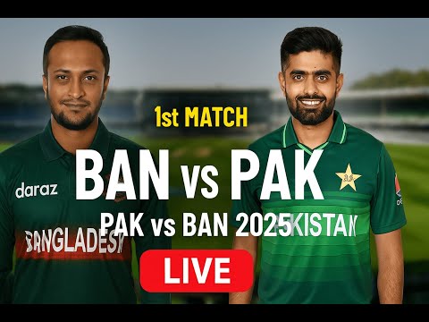 PAK vs BAN Today Match LIVE | Pakistan vs Bangladesh T20 2025 | Live Cricket Action 🏏