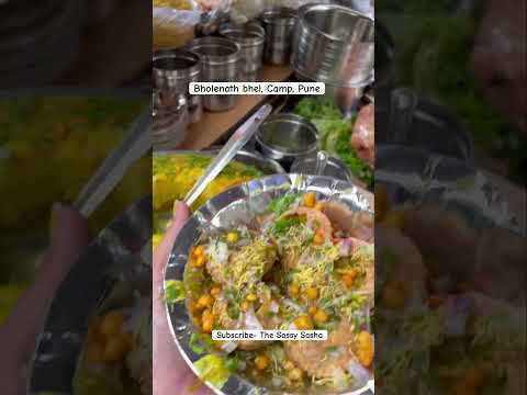 Pani puri - Indian street food. #streetfood #pune #youtubeshorts
