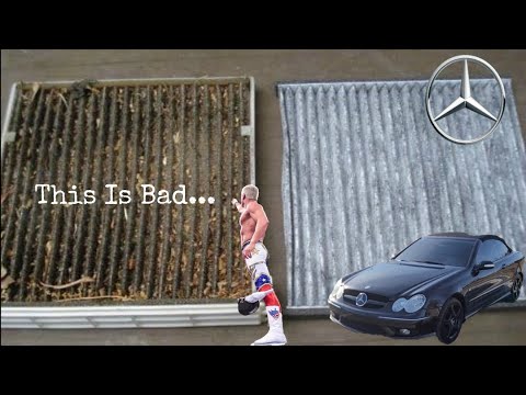 Mercedes CLK Class Air Filter Change!