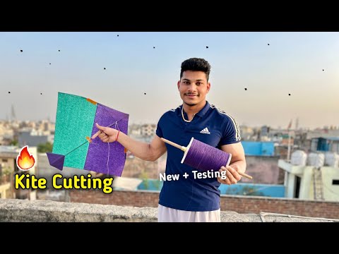 Kite Cutting with New Manjha | Kite Fighting | Kite Flying | Kites |