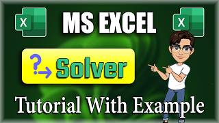 Solver in MS Excel How To Use Solver in Excel | Ms Excel Solver Option