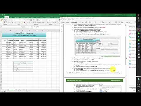 Excel 2016 - NAMED RANGES, HLOOKUP, SUMIF