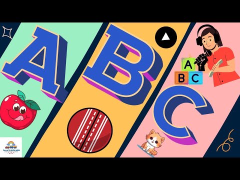 ABCD Learning for Kids | A to Z with Pictures & Voice Over | Alphabet Song #Phonics #Learning #AToZ 