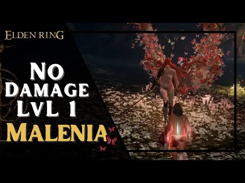 [ELDEN RING] Lv1 Wretch - Malenia, Blade of Miquella (No Damage, No Summon)