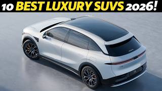 10 Full-Electric Luxury SUVs That Will Change the Game in 2026