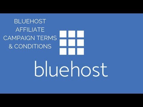 BlueHost Affiliate Campaign Terms & Conditions