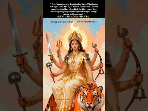 Devi Chandraghanta | Third Day of Navratri | Warrior Goddess of Courage & Manipura Chakra Awakener
