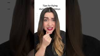 How to SURVIVE HOLIDAY TRAVEL ✈️🎄 #traveltips #holidays #holidaytravel #flying #shorts